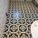 mosaic tiled floor in Oxfordshire