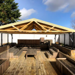 covered meeting area in Oxfordshire