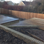 wooden decking area in Oxfordshire