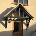 porch over front door in Oxfordshire